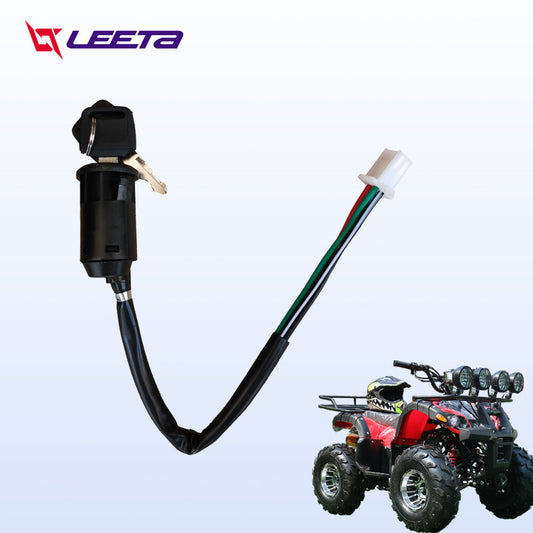 4.15】LEETA สวิตช์จุดระเบิด ATV ชุดกุญแจรถ สำหรับรถatvผู้ใหญ่ รถatv4ล้อ 125CC 150CC สวิตช์จุดระเบิด ส่งจากประเทศไทย