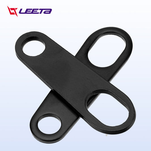 LEETA POWER ขายึดไฟเลี้ยว มอเตอร์ไซค์ หูจับไฟเลี้ยว แผ่นเหล็กยึดไฟเลี้ยว ขาจับโช๊ค ยึดไฟเลี้ยว ขายึดไฟตาแมว