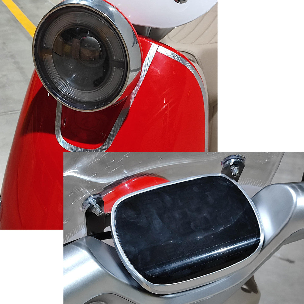 LEETA มอเตอร์ไซค์ไฟฟ้า1000W48V20AH รถมอเตอร์ไซต์ไฟฟ้า electric motorcycle รถไฟฟ้าผู้ใหญ่ สกูตเตอร์ ไฟฟ้า ล้ออลูมิเนียม