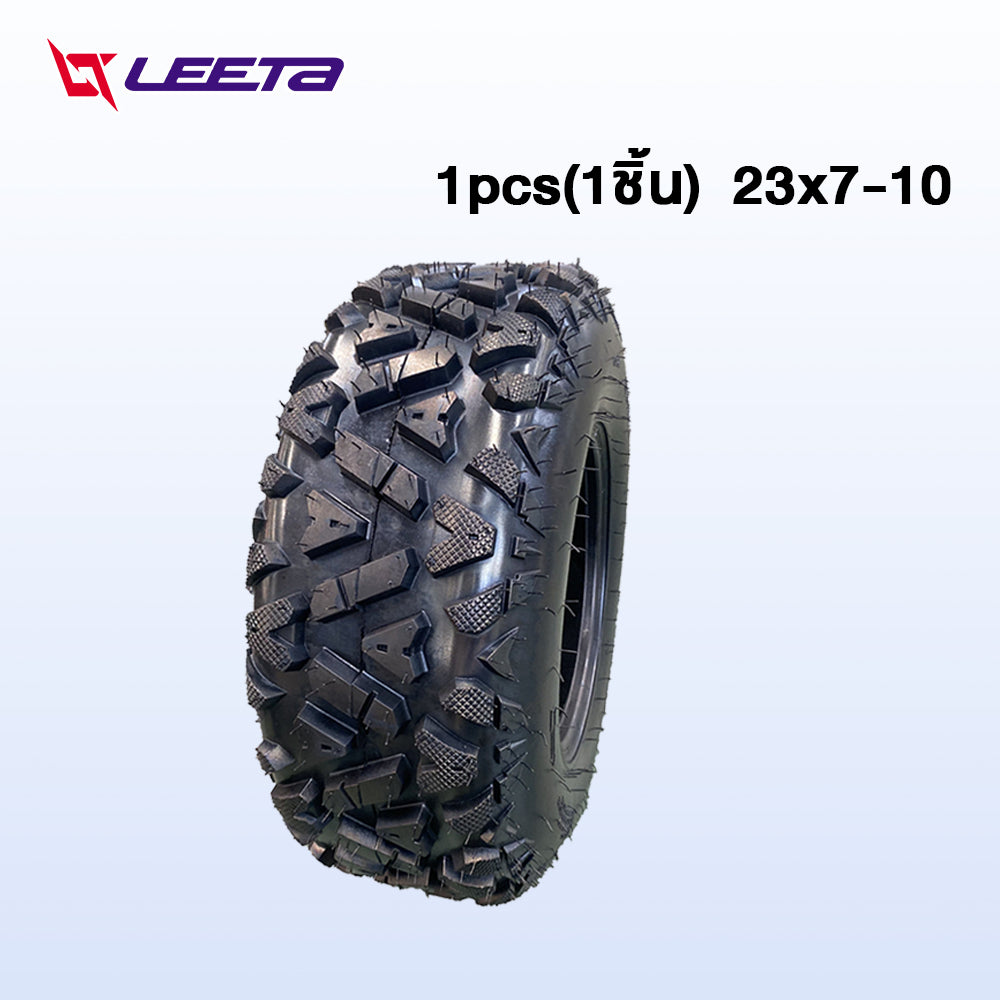 5.5】LEETA ยางเอทีวีขอบ10นิ้ว ยางหลังatv22x10-10 ยางหน้าเอทีวี 23x7-10 ยางนอกใช้กับรถatvผู้ใหญ่ tubeless tire ลายA