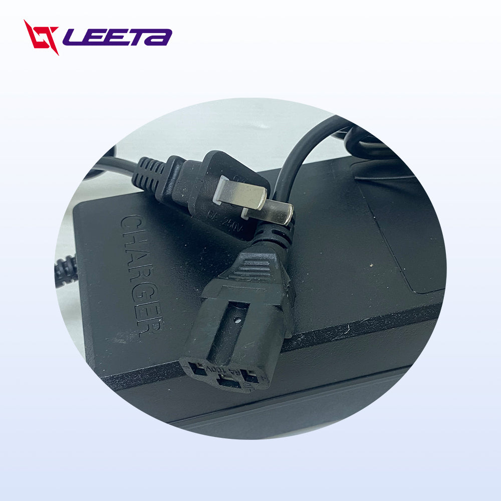 LEETA POWER สายชาร์จ 48V20AH 48V12AH 60V20AH 72V20AH สำหรับ รถไฟฟ้าผู้ใหญ่ 3 ล้อ อะไหล่ จักรยานไฟฟ้า ส่งจากประเทศไทย