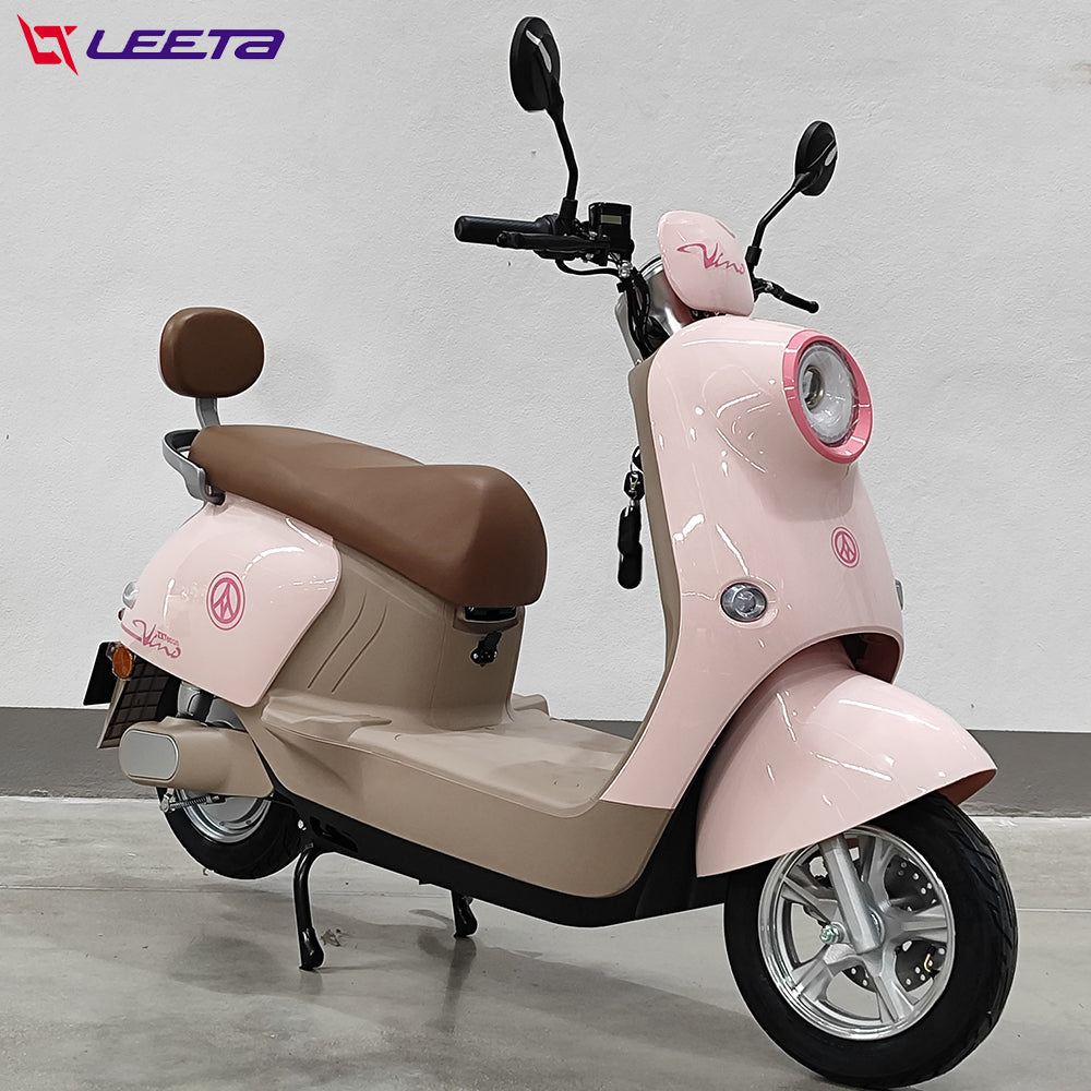 LEETA มอเตอร์ไซค์ไฟฟ้า มอไซค์ไฟฟ้า 1000W48V20AH รถไฟฟ้าผู้ใหญ่ 45กม./ชม. สกูตเตอร์ไฟฟา ล้ออลูมิเนียม รับประกัน