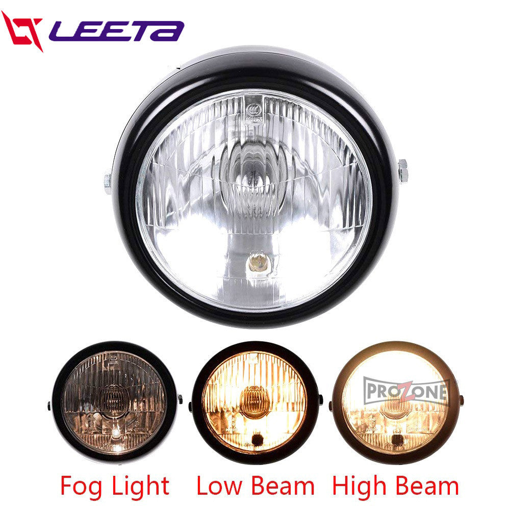 LEETA POWER ไฟหน้ามอเตอร์ไซค์ ชิ้นส่วนไฟหน้า ขายึดไฟหน้ารถจักรยานยนต์ ไฟหน้าเหมาะสำหรับ GN125 มอเตอร์ไซค์