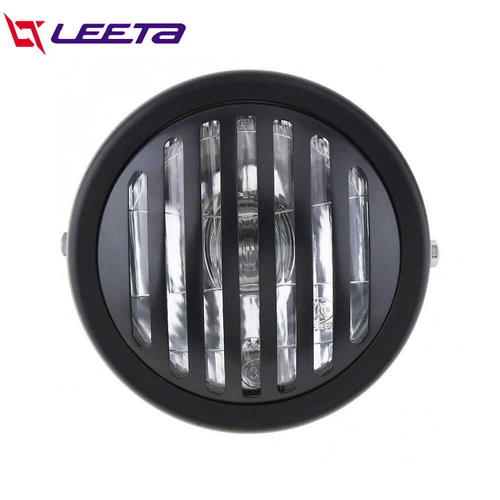 LEETA POWER ไฟหน้า มอเตอร์ไซค์ ชิ้นส่วน 6.5นิ้ว ขายึดไฟหน้ารถจักรยานยนต์ ไฟหน้ามอเตอร์ไซค์ทรงตะแกรง อะไหล่มอเตอร์ไซค์