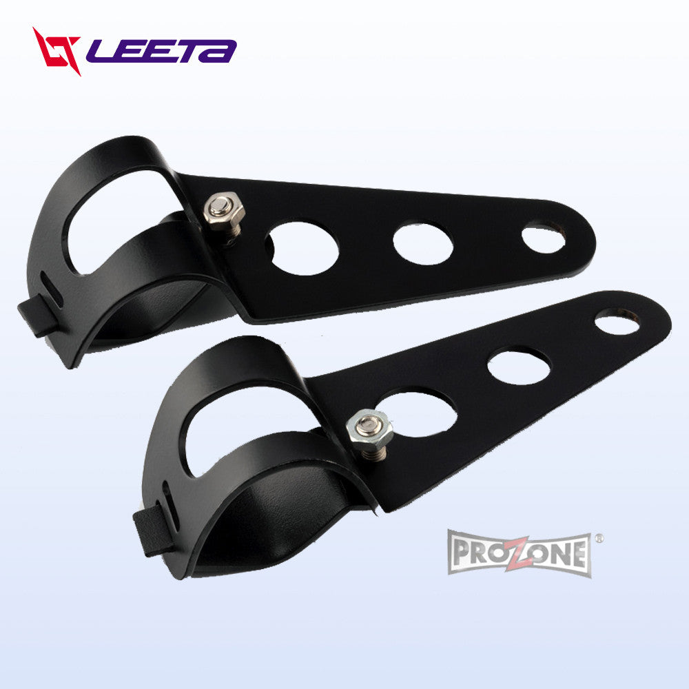 LEETA POWER หูจับไฟหน้า ยึดโช๊ค แผ่นเหล็กยึดไฟเลี้ยว ขาจับ ขายึดไฟตาแมว ขาจับไฟเลี้ยว หูจับไฟเลี้ยวหลัง