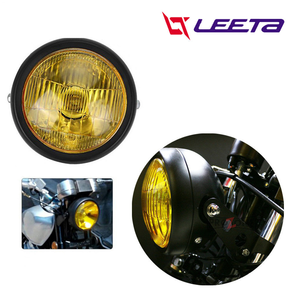 LEETA POWER ไฟหน้ามอเตอร์ไซค์ ชิ้นส่วนไฟหน้า ขายึดไฟหน้ารถจักรยานยนต์ ไฟหน้าเหมาะสำหรับ GN125 มอเตอร์ไซค์