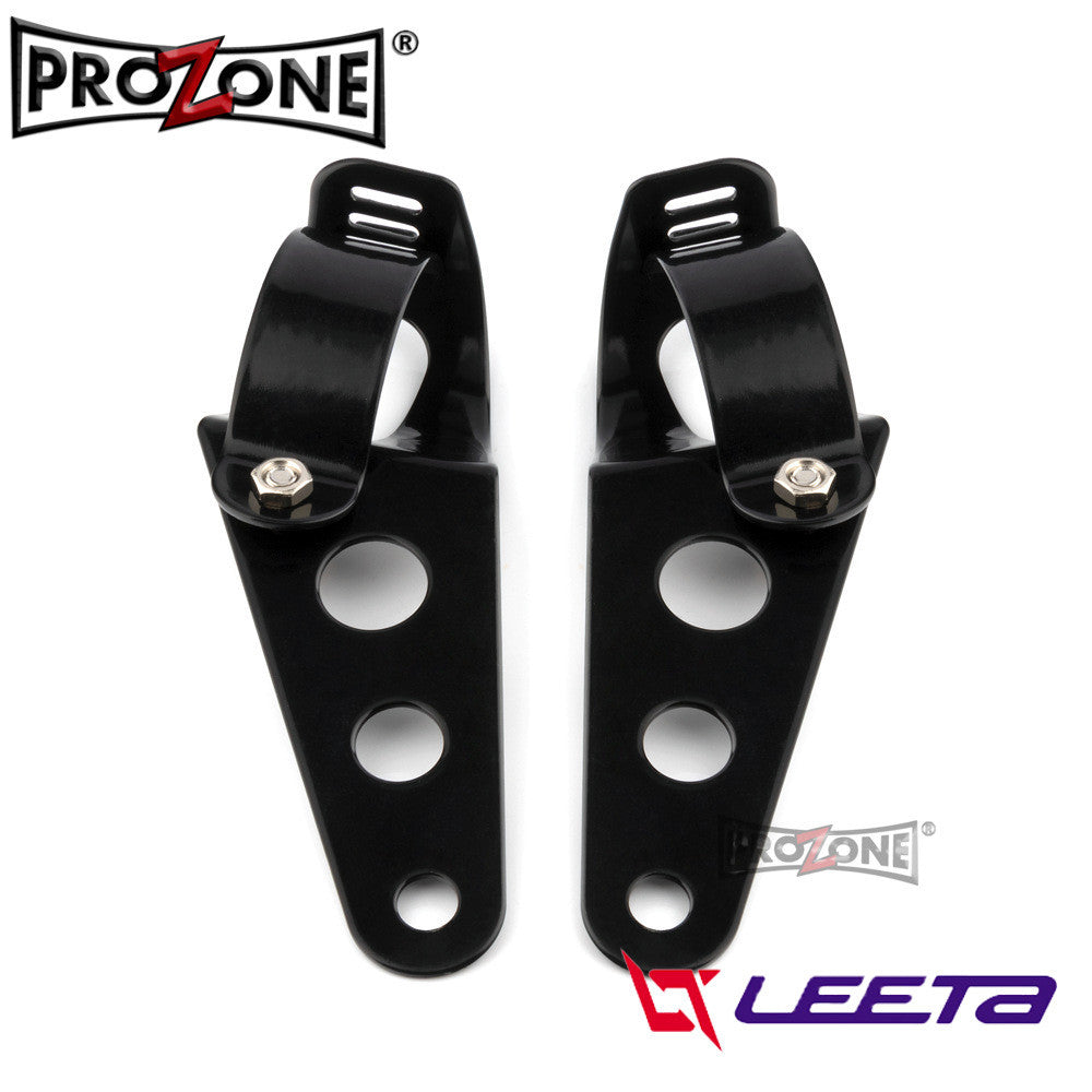 LEETA POWER หูจับไฟหน้า ยึดโช๊ค แผ่นเหล็กยึดไฟเลี้ยว ขาจับ ขายึดไฟตาแมว ขาจับไฟเลี้ยว หูจับไฟเลี้ยวหลัง