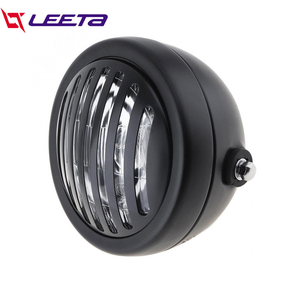 LEETA POWER ไฟหน้า มอเตอร์ไซค์ ชิ้นส่วน 6.5นิ้ว ขายึดไฟหน้ารถจักรยานยนต์ ไฟหน้ามอเตอร์ไซค์ทรงตะแกรง อะไหล่มอเตอร์ไซค์