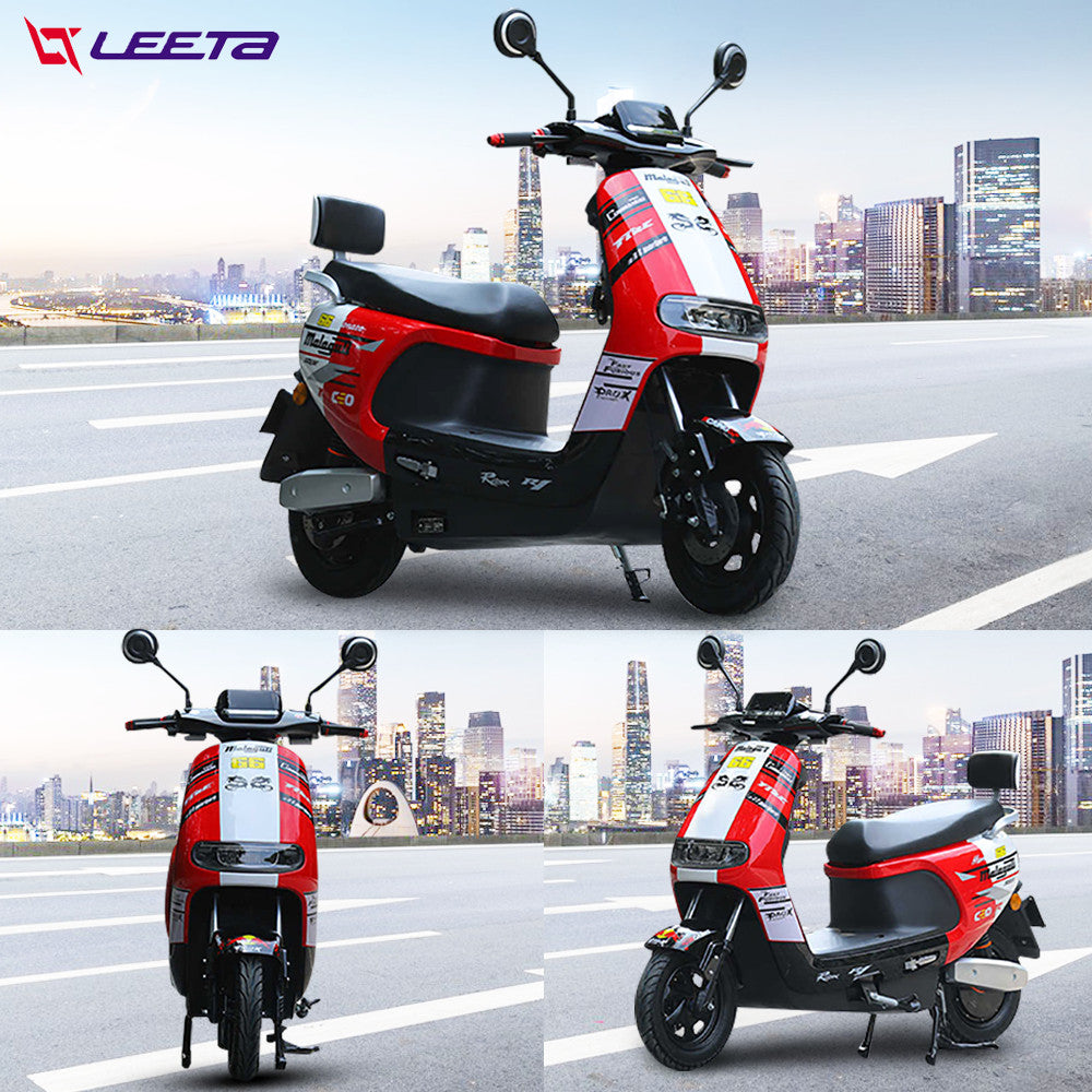 LEETA POWER 3000W มอเตอร์ไซค์ไฟฟ้า 80กม./ ชม. รถมอเตอร์ไซต์ไฟฟ้าความเร็วสูง 72V20AH รถไฟฟ้าผู้ใหญ่ รับประกัน