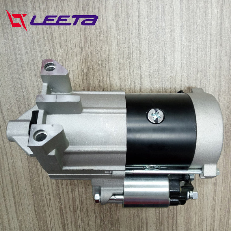 LEETA POWER ไดร์สตาร์ท 12V มอเตอร์สตาร์ท สำหรับ LIFAN เครื่องยนต์ เบนซิน 27แรงม้า รุ่น2V80F-2A