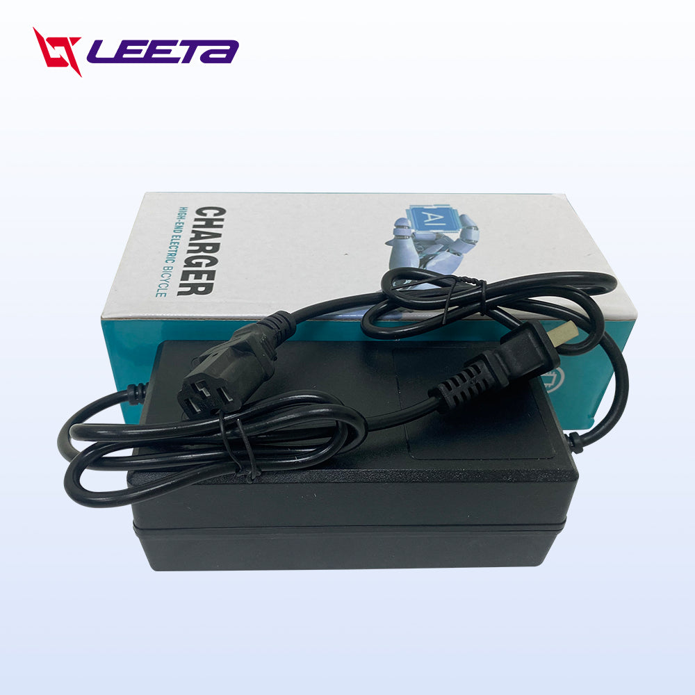 LEETA POWER สายชาร์จ 48V20AH 48V12AH 60V20AH 72V20AH สำหรับ รถไฟฟ้าผู้ใหญ่ 3 ล้อ อะไหล่ จักรยานไฟฟ้า ส่งจากประเทศไทย